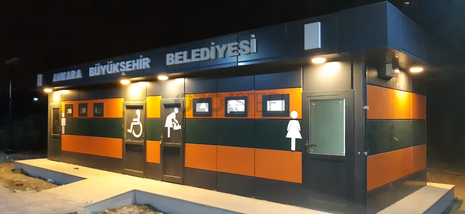 Ankara Metropolitan Municipality Anfa WC Project  Ankara  36 m²