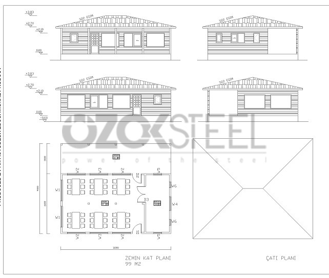 Arhavi Light Steel Cafe  Artvin  99 m²