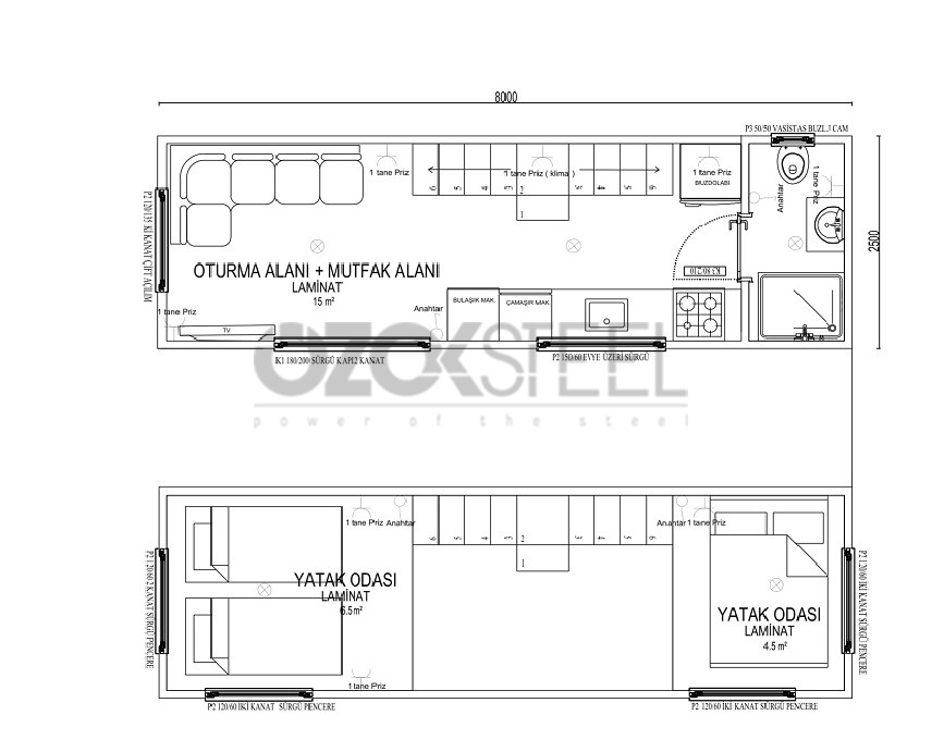 Başak Teony House 31 m²