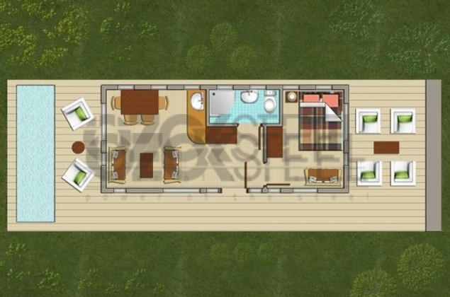 Buğu Çelik Villa 28 m² 