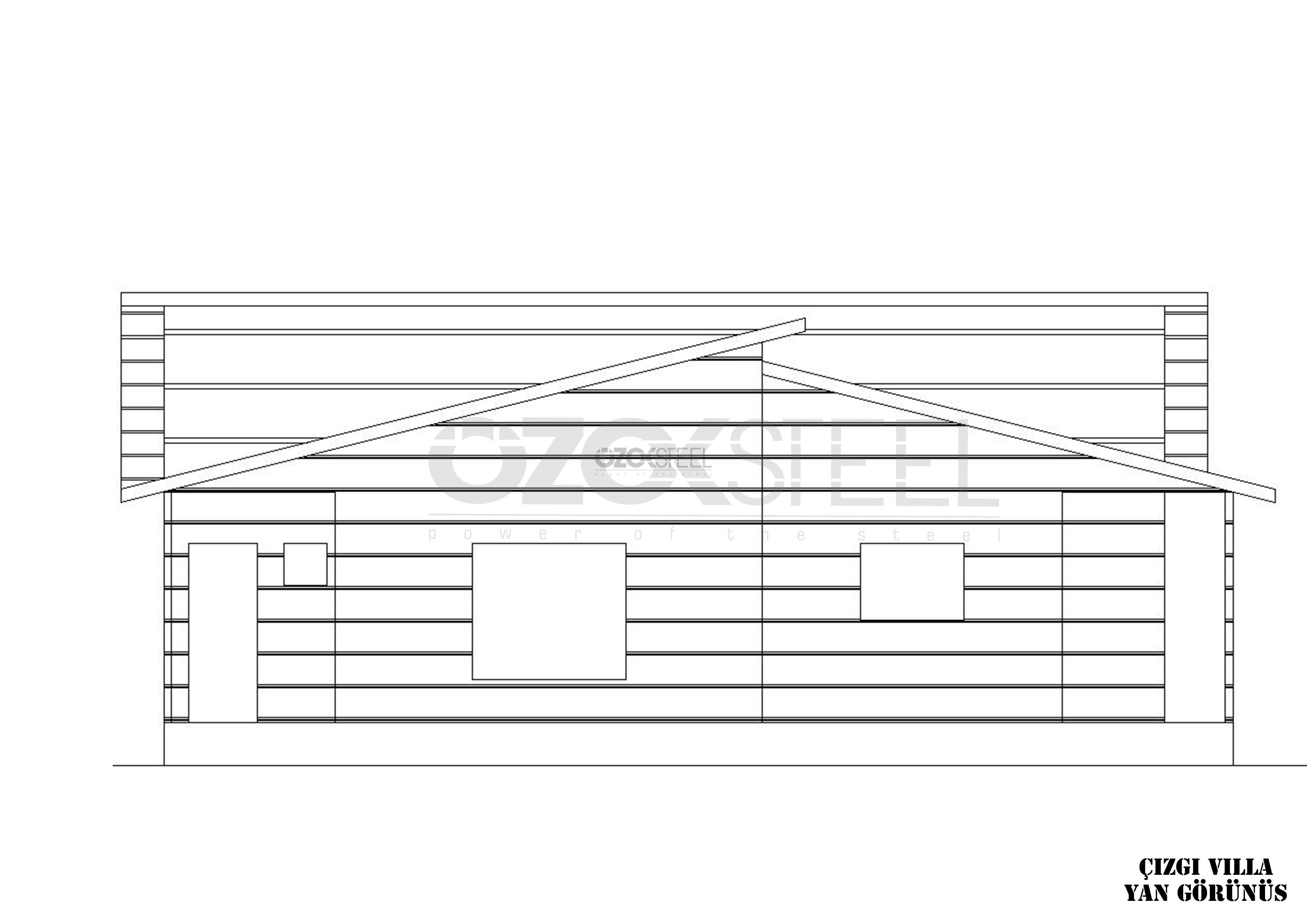 Çizgi Çelik Villa 132 m²