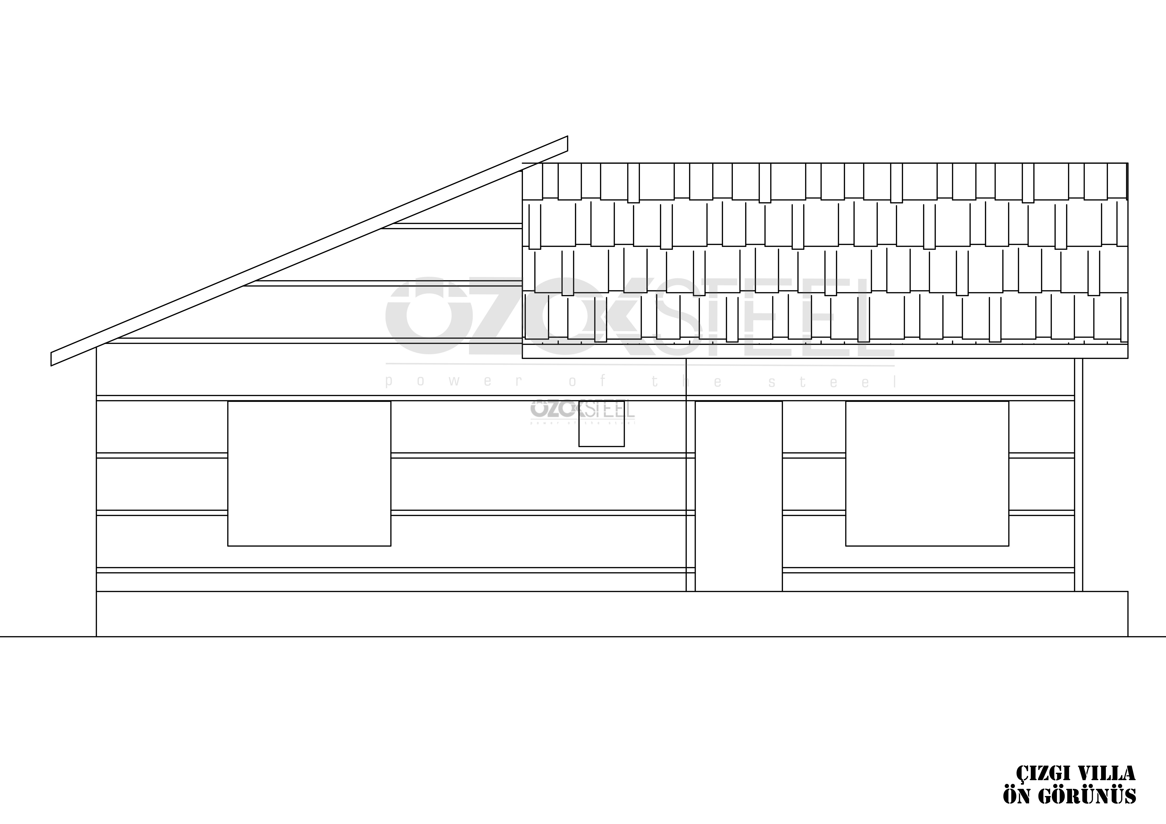 Çizgi Çelik Villa 132 m²