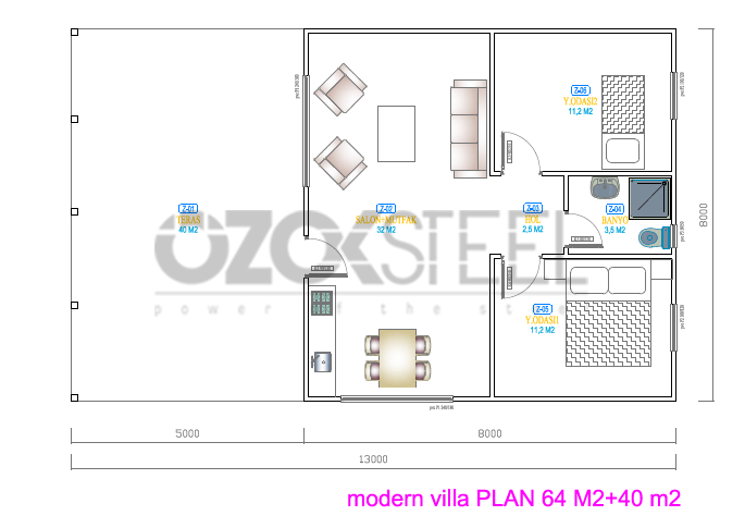 Efil Steel House 104 m²