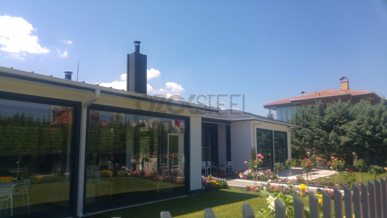 İncek Tarman Hafif Çelik Ofis Binası 150m² 