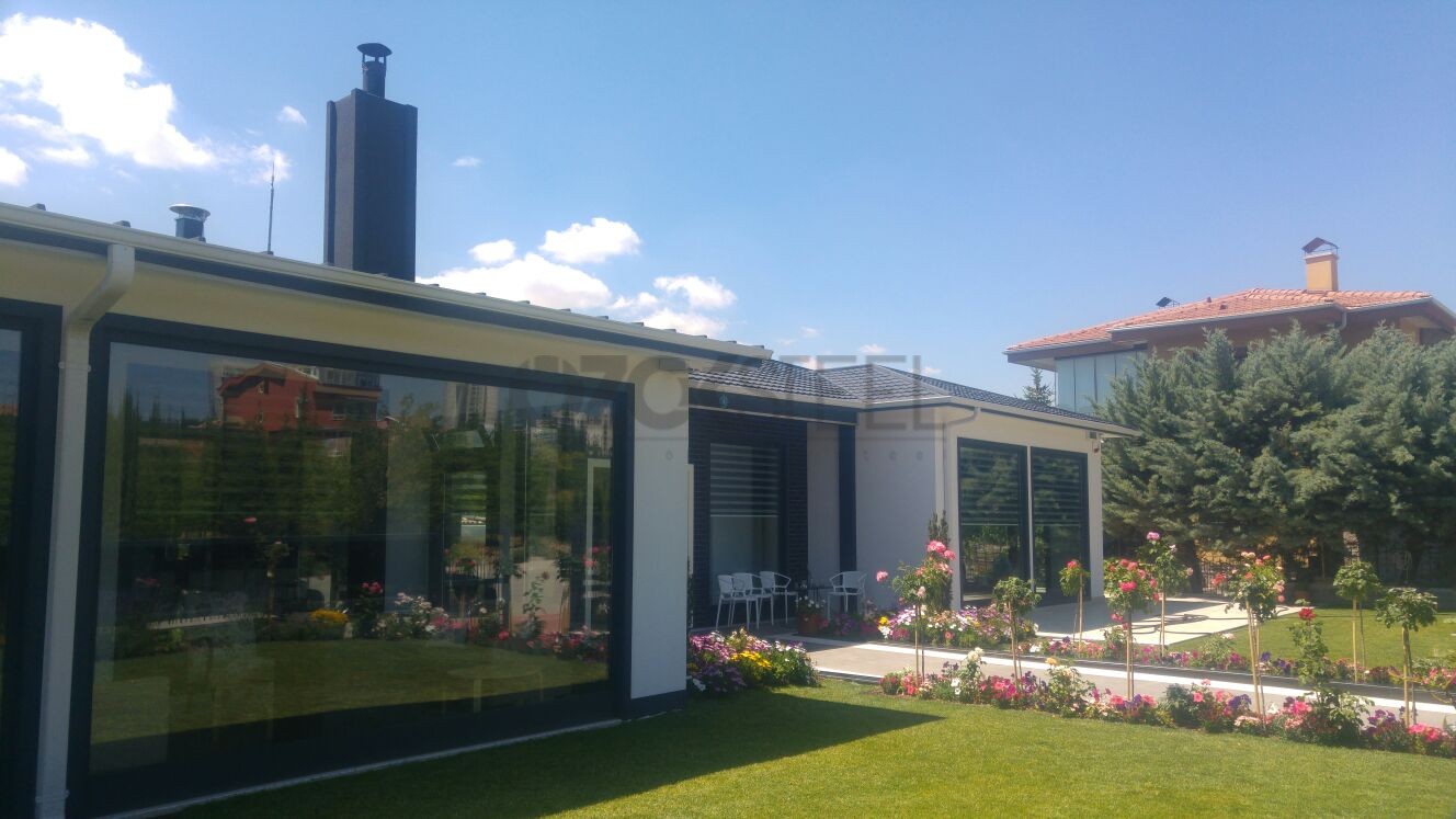 İncek Tarman Hafif Çelik Ofis Binası 150m² 