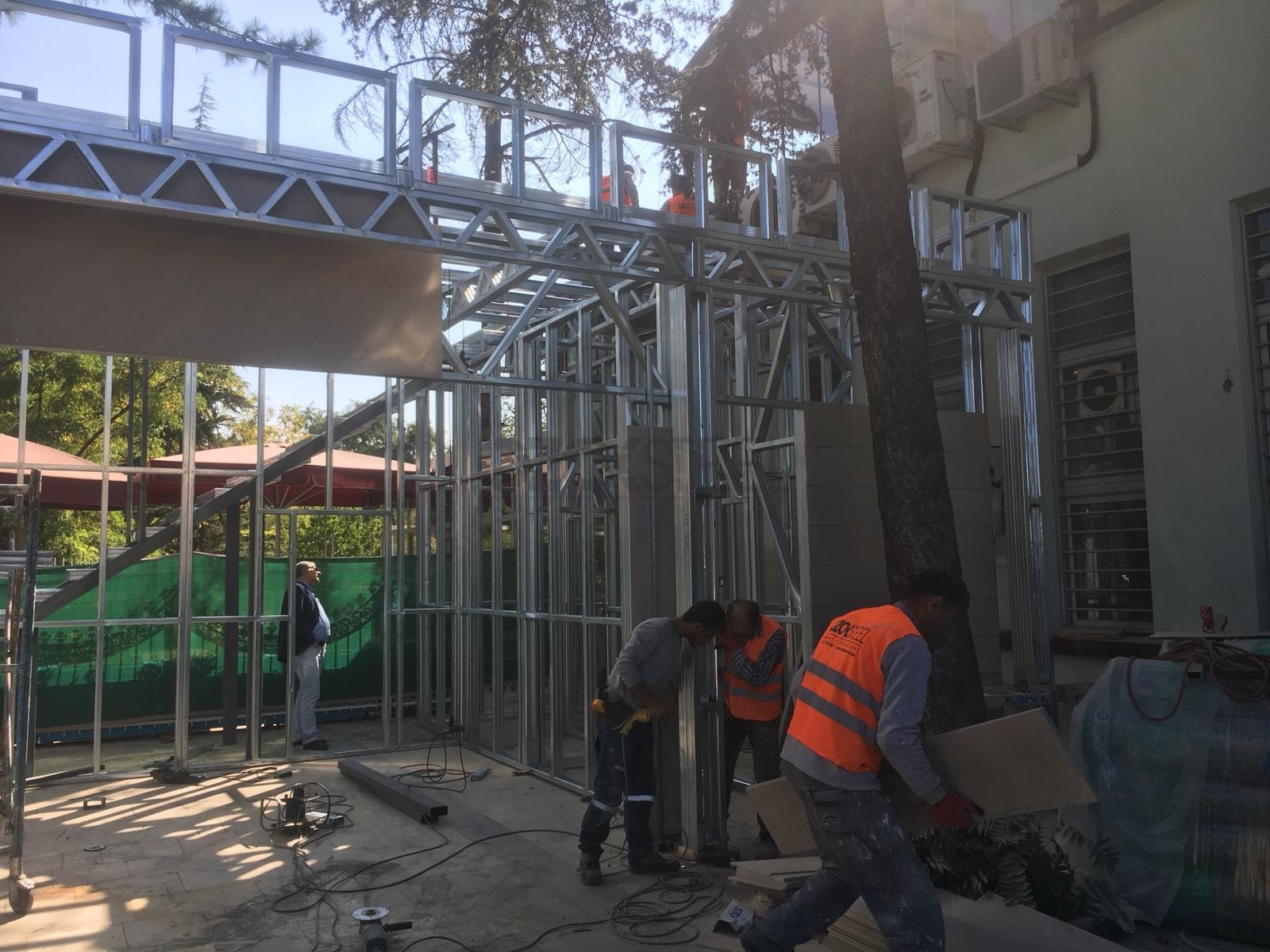 Lagania Meatballs A.O.Ç. Light Steel Restaurant Ankara  55 m²