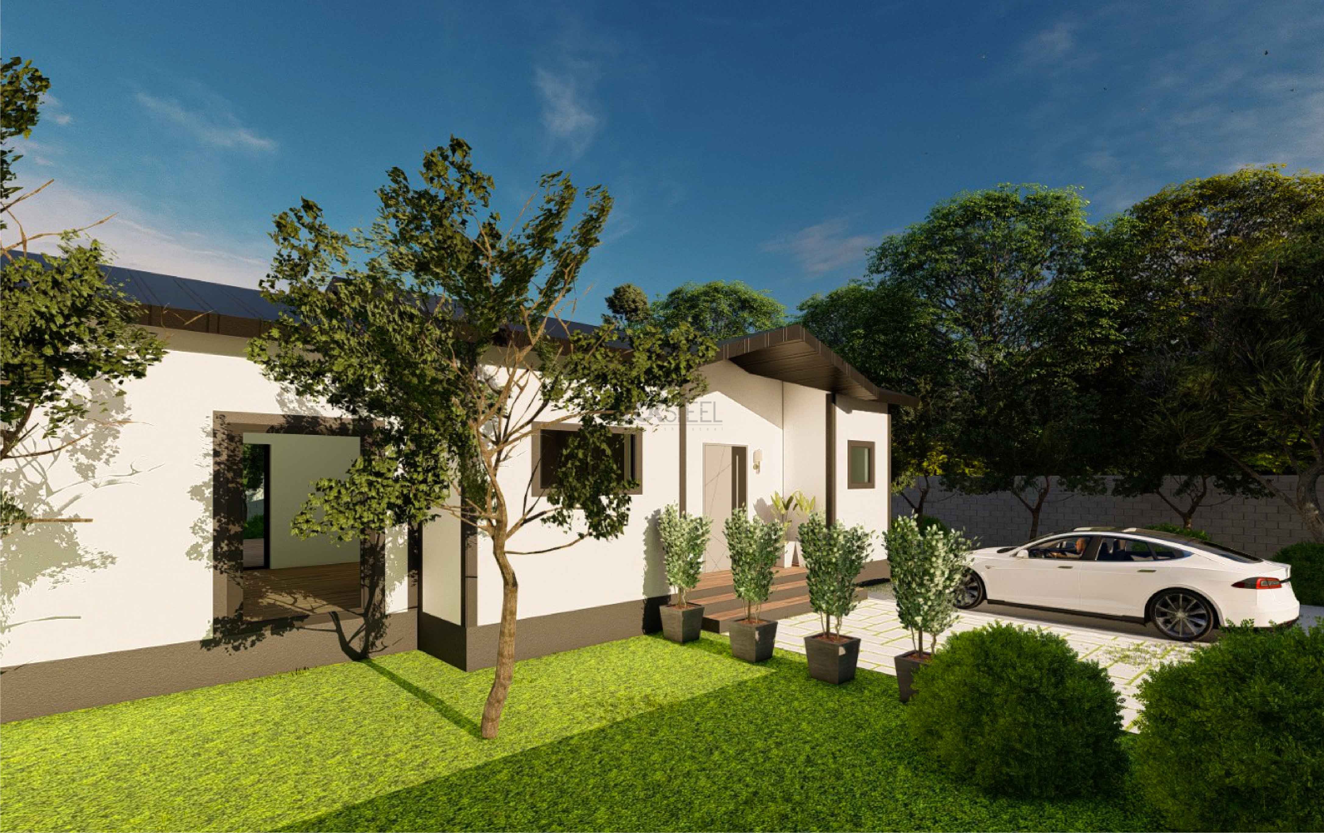 Meşe Hafif Çelik Villa 130 m²