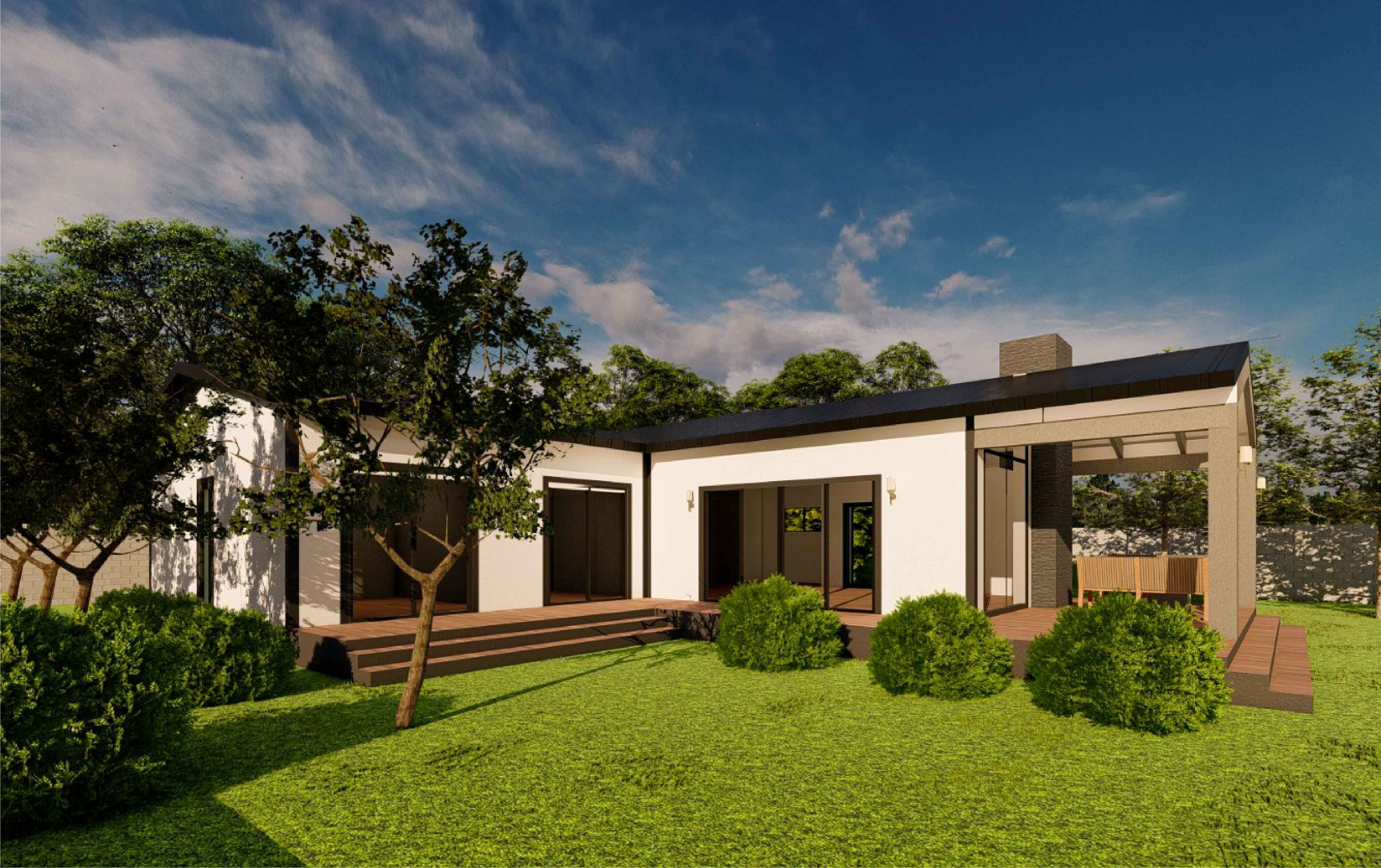 Meşe Hafif Çelik Villa 130 m²