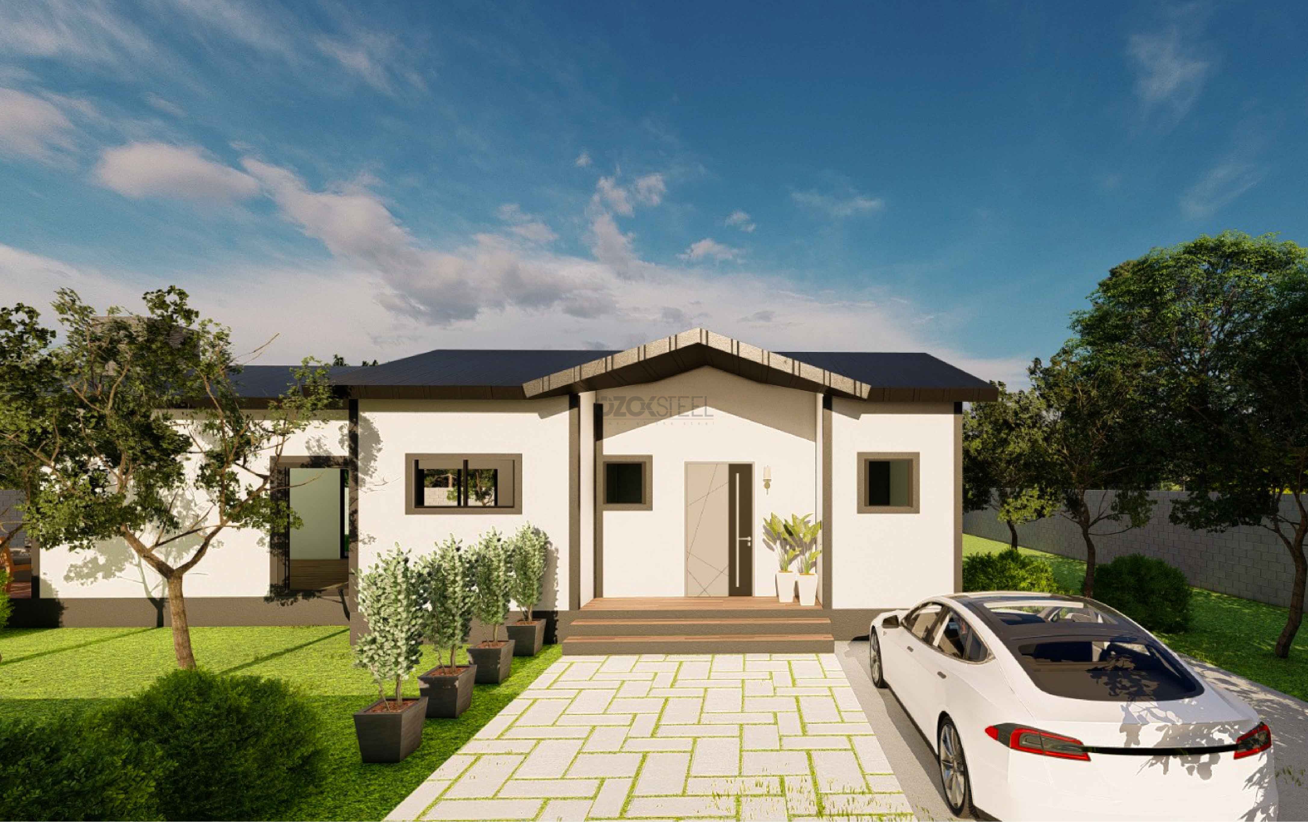 Meşe Hafif Çelik Villa 154 m²