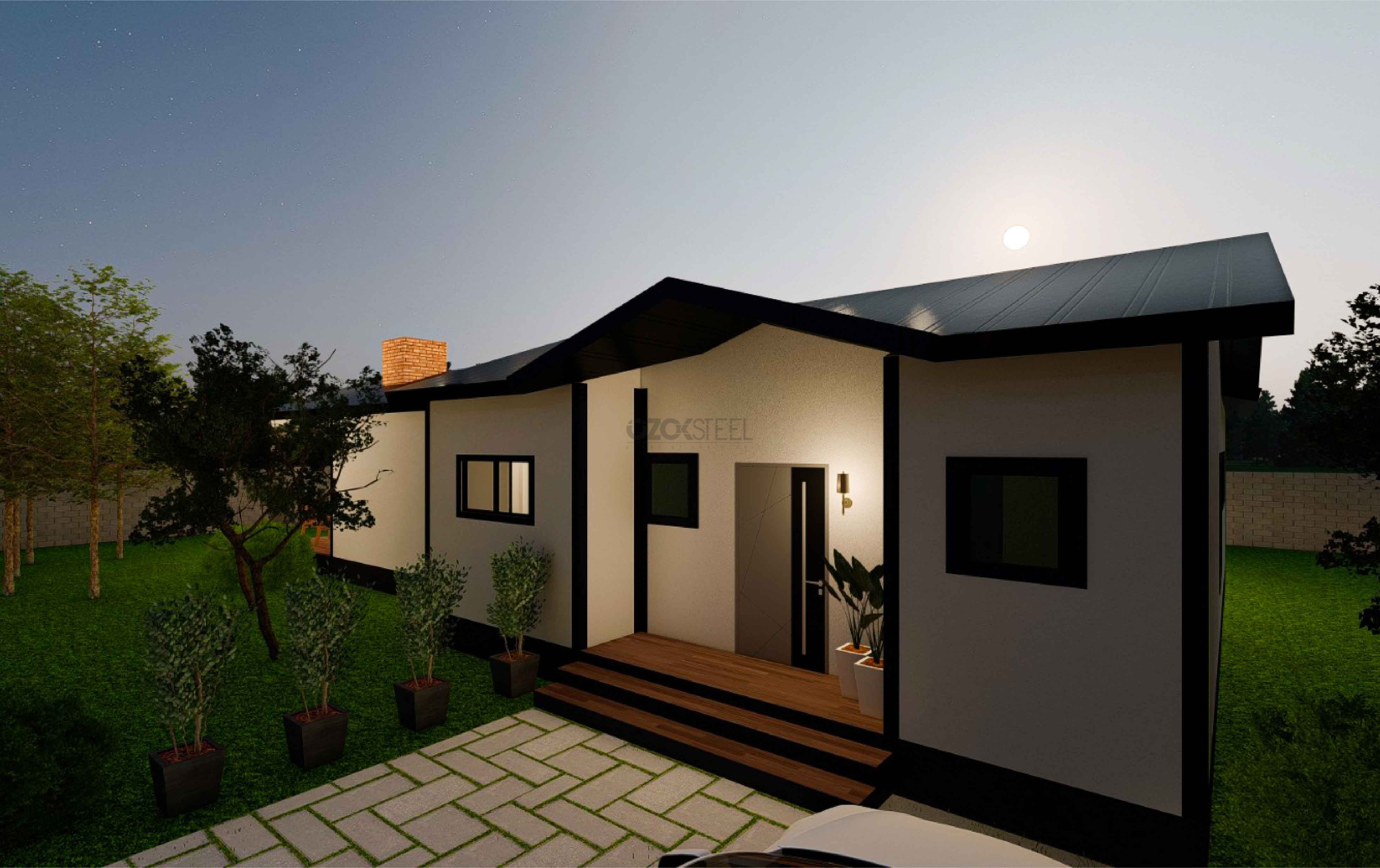 Meşe Hafif Çelik Villa 154 m²