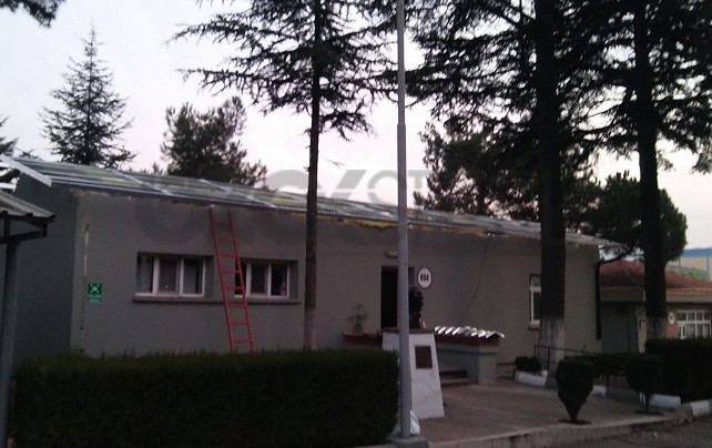 Ministry of National Defense Light Steel Roof Project  Balıkesir Bursa