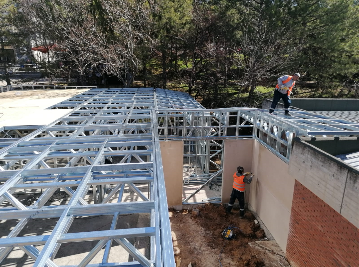 Orta Doğu Teknik Üniversitesi Hafif Çelik Kreş Projesi 190 m² 