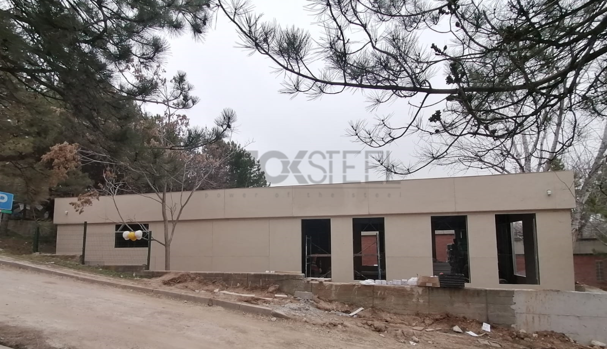 Orta Doğu Teknik Üniversitesi Hafif Çelik Kreş Projesi 190 m² 