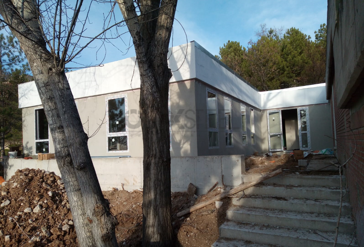 Orta Doğu Teknik Üniversitesi Hafif Çelik Kreş Projesi 190 m² 