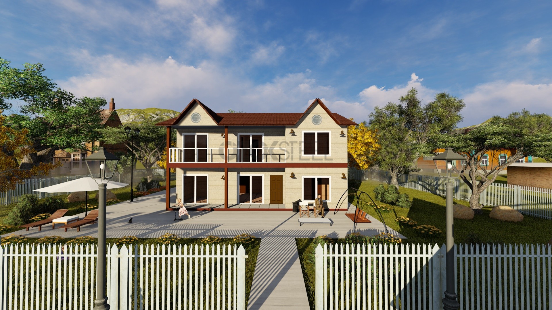 Pınar Light Steel Villa  240 m²