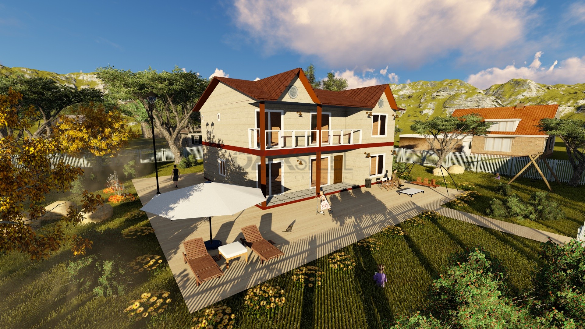 Pınar Light Steel Villa  240 m²