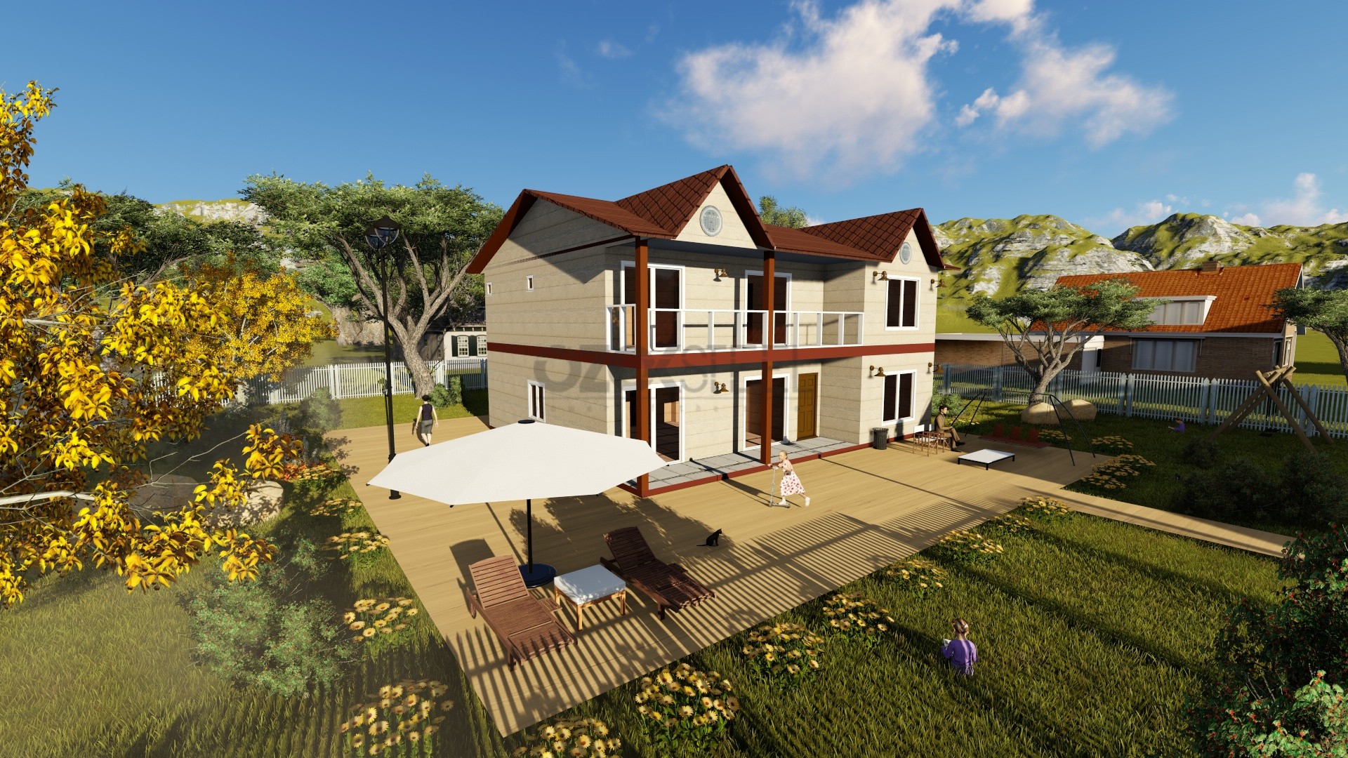 Pınar Light Steel Villa  240 m²