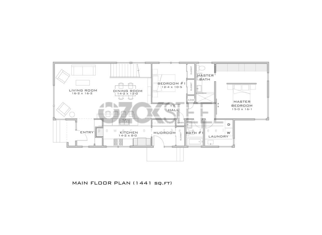 Simple Light Steel House 90 m²