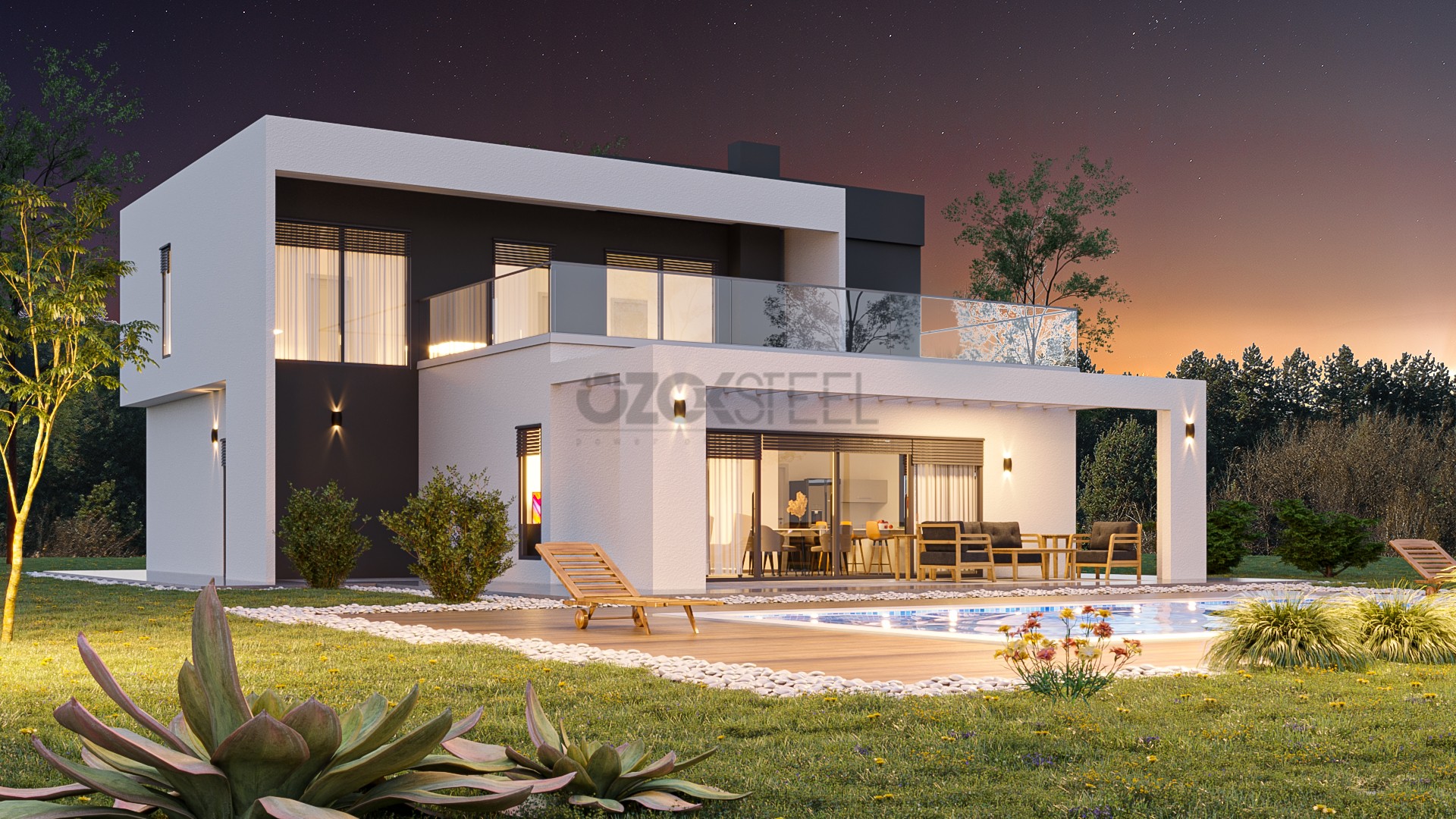 Smile Light Steel House 340 m²