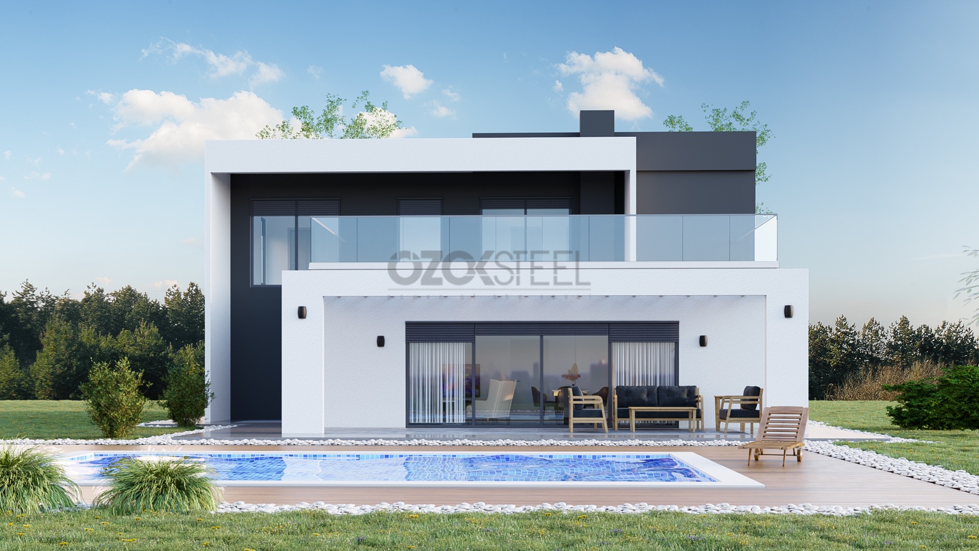 Smile Light Steel House 340 m²
