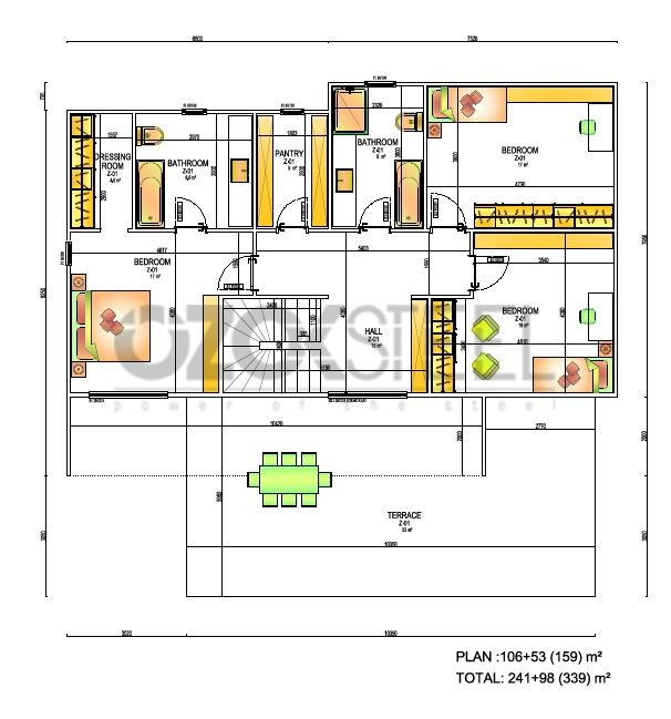 Smile Light Steel House 340 m²