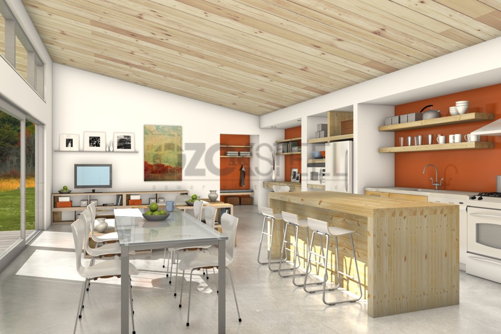 Style Light Steel House  100 m²