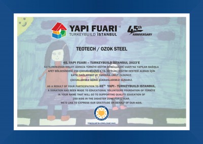 26-29 Nisan tarihleri arasında 45. Yapı Fuarı Türkiye Build'daydık!