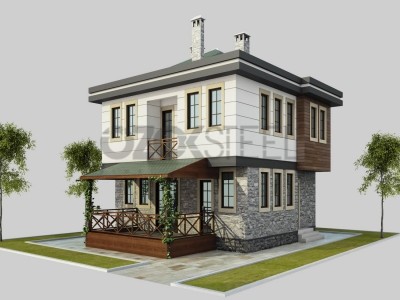 Asmalı Konak Leichte Stahlvilla 150 m²