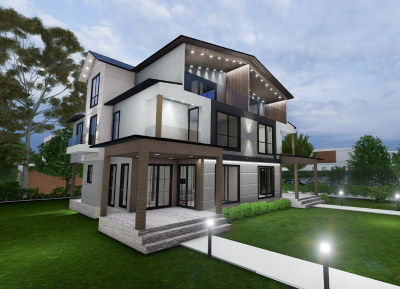 Ayışığı Twin Light Steel Villa - 469 m² - Dreistöckig