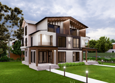 Ayışığı Twin Light Steel Villa - 469 m² - Dreistöckig