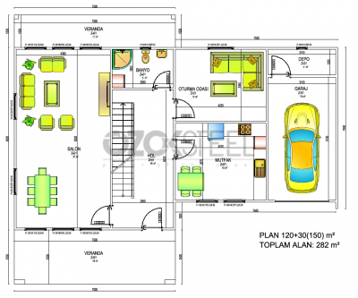 Bella Moderne Stahlvilla 271 m²