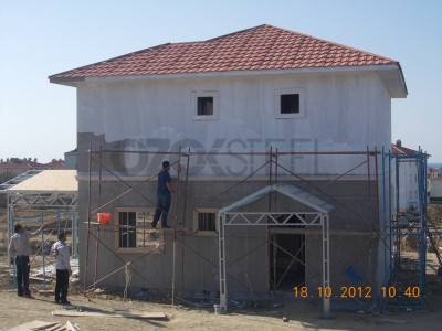 Deep Blue Steel Houses Assembly Phase