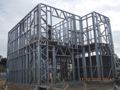 Deep Blue Steel Houses Assembly Phase