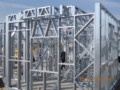 Deep Blue Steel Houses Assembly Phase