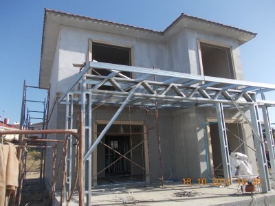 Deep Blue Steel Houses Assembly Phase