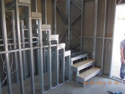 Deep Blue Steel Houses Assembly Phase