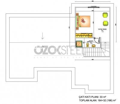 Görkem Light Steel Villa 196 m²