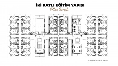 Zweistöckiges Bildungsgebäude - 3000 m²