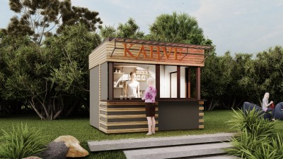 Kapsel-Kaffee-Shop - 20 m²