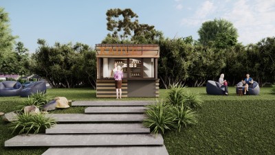 Kapsel-Kaffee-Shop - 20 m²