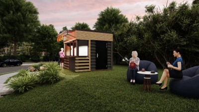 Kapsel-Kaffee-Shop - 20 m²