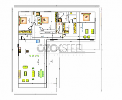 Manolya Leichte Stahlvilla 210 m²