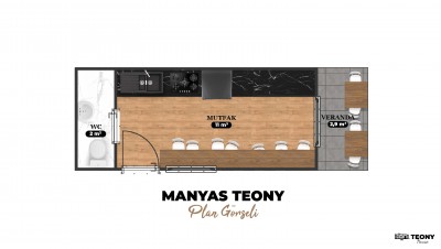 Manyas Teony House - 20 m²