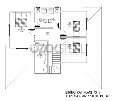 Moderne Stahlvilla 193 m²