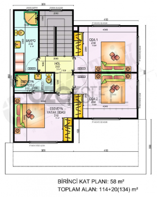 Moderne Stahlvilla 193 m²