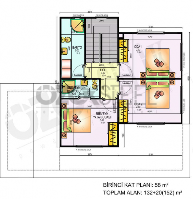 Moderne Stahlvilla 193 m²