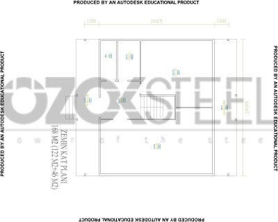 Palmiye Hafif çelik Villa 327 m² 