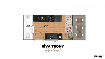 Riva Teony House - 12,5 m²