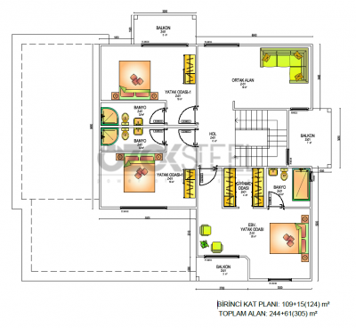 Rüya Çelik Villa 305 m² 
