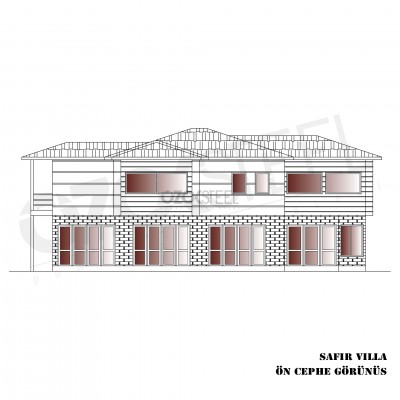 Safir Leichte Stahlvilla 250 m²